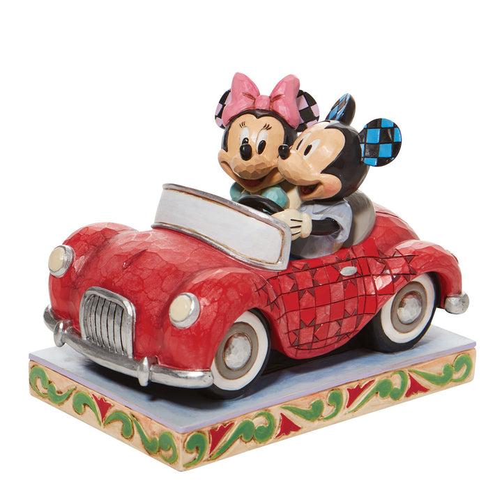Enesco Minnie And Mickey In Car