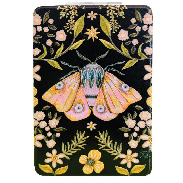 Enesco Moth (Black) Compact Mirror
