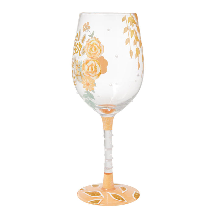 Enesco Mother Of The Bride Wine Glass