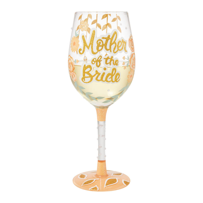 Enesco Mother Of The Bride Wine Glass