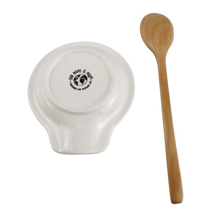 Enesco Mushroom Spoonest W Spoon Set