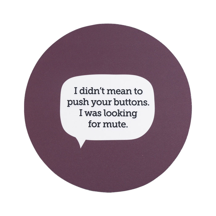 Enesco Mute Button Mouse Pad
