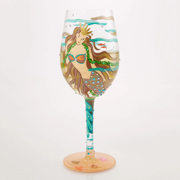 Enesco Mystical Mermaid Wine Glass