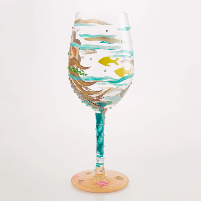 Enesco Mystical Mermaid Wine Glass