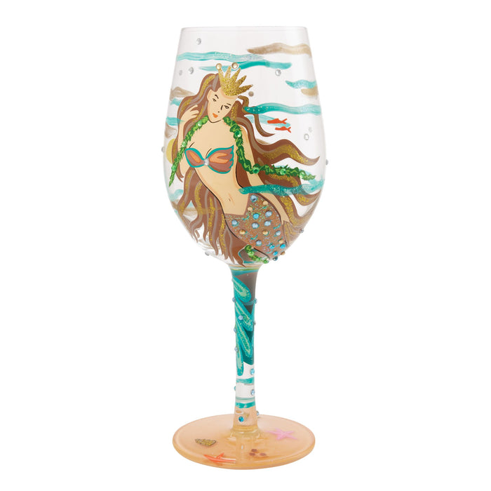 Enesco Mystical Mermaid Wine Glass