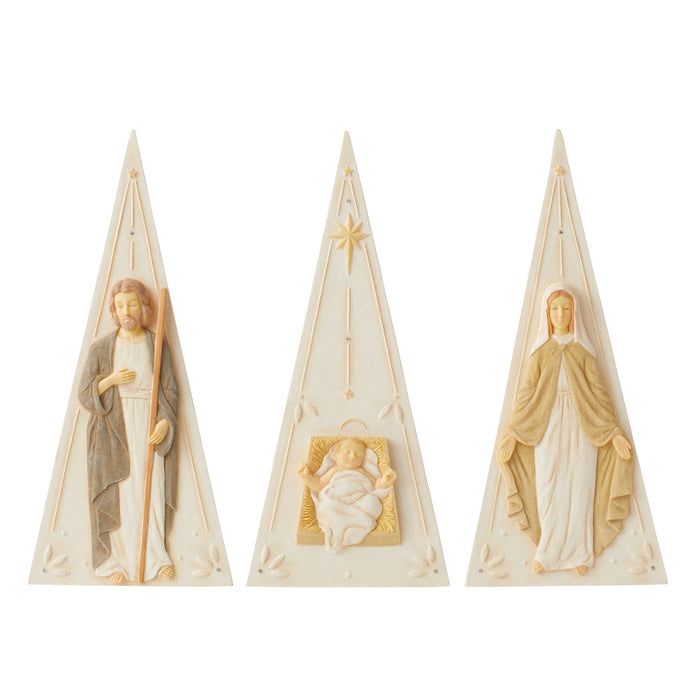 Enesco Nativity pyramid figurine set