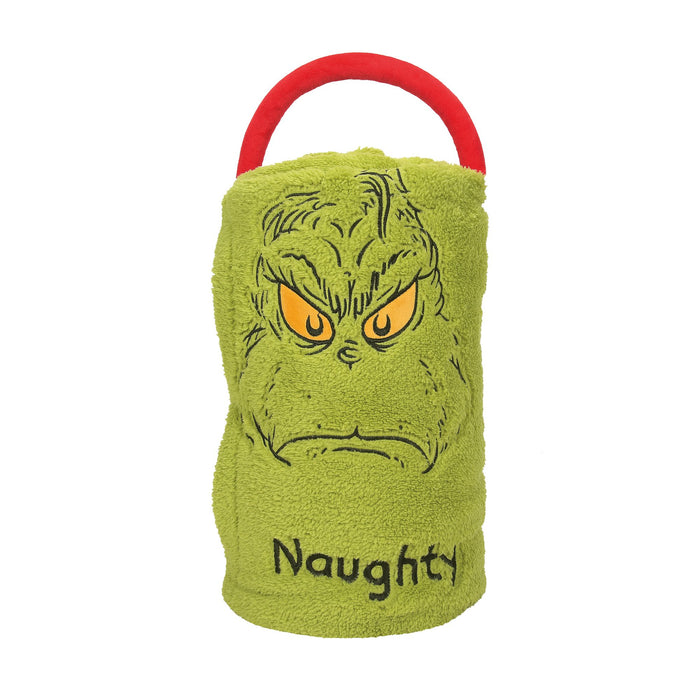 Enesco Naughty Nice Grinch SnowThrow