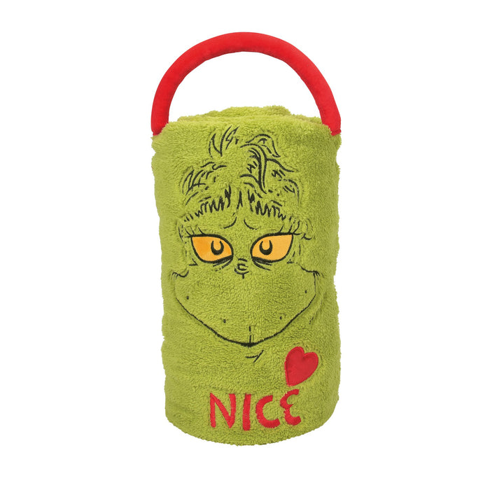 Enesco Naughty Nice Grinch SnowThrow