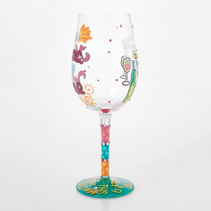 Enesco New Mama Needs Wine Glass