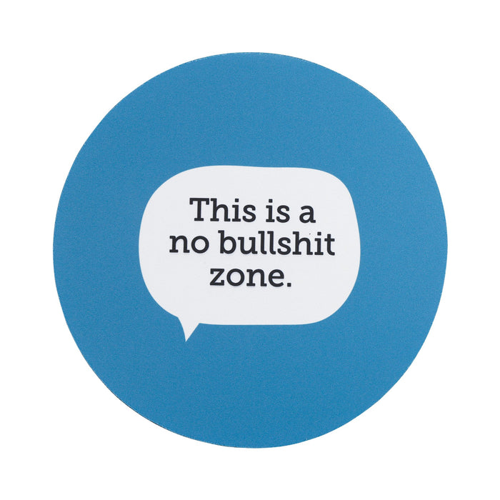 Enesco No Bullshit Zone Mouse Pad
