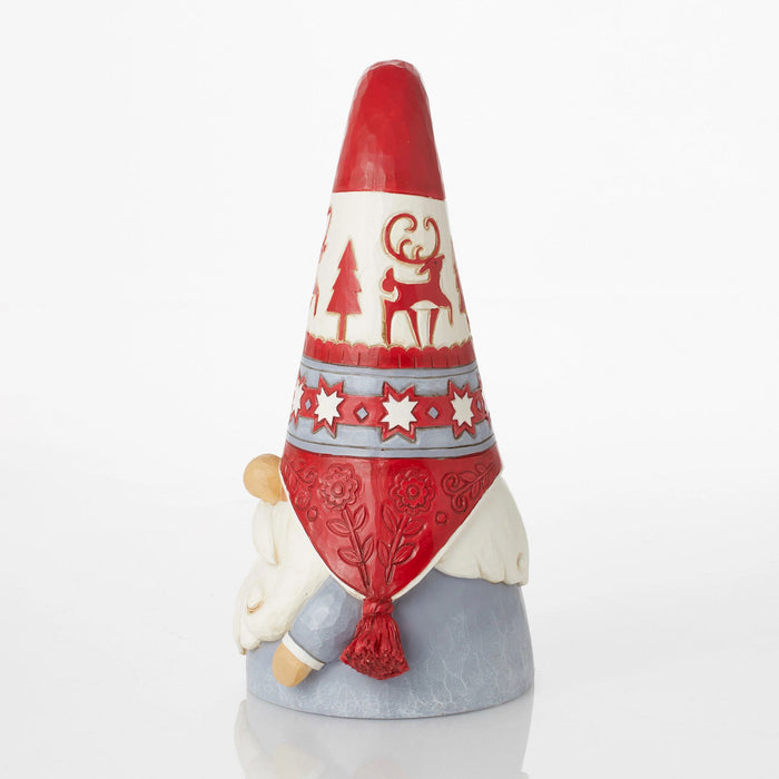 Enesco Nordic Noel Gnome Flap Hat Fig