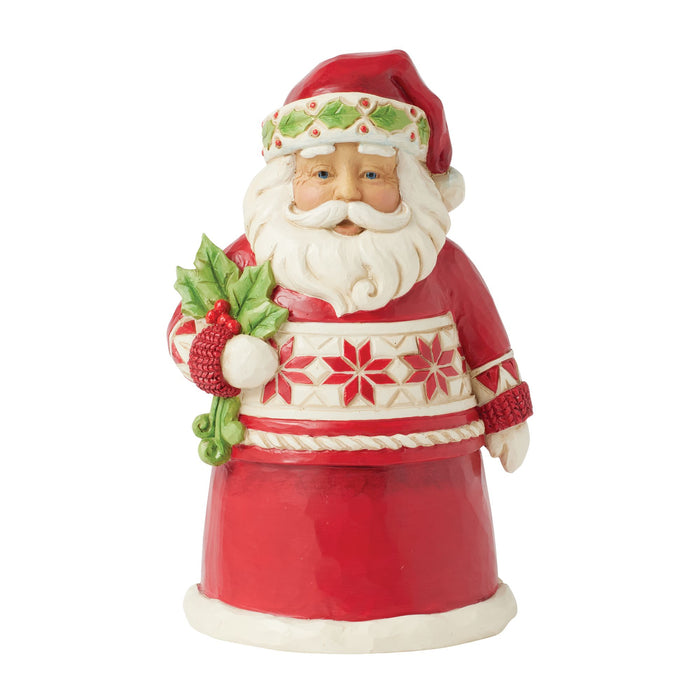 Enesco Nordic Noel Santa Pint Fig