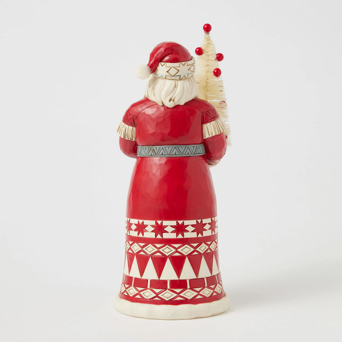 Enesco Nordic Noel Santa Sisal Tree