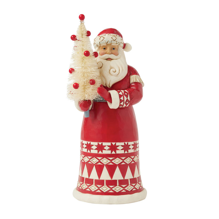 Enesco Nordic Noel Santa Sisal Tree