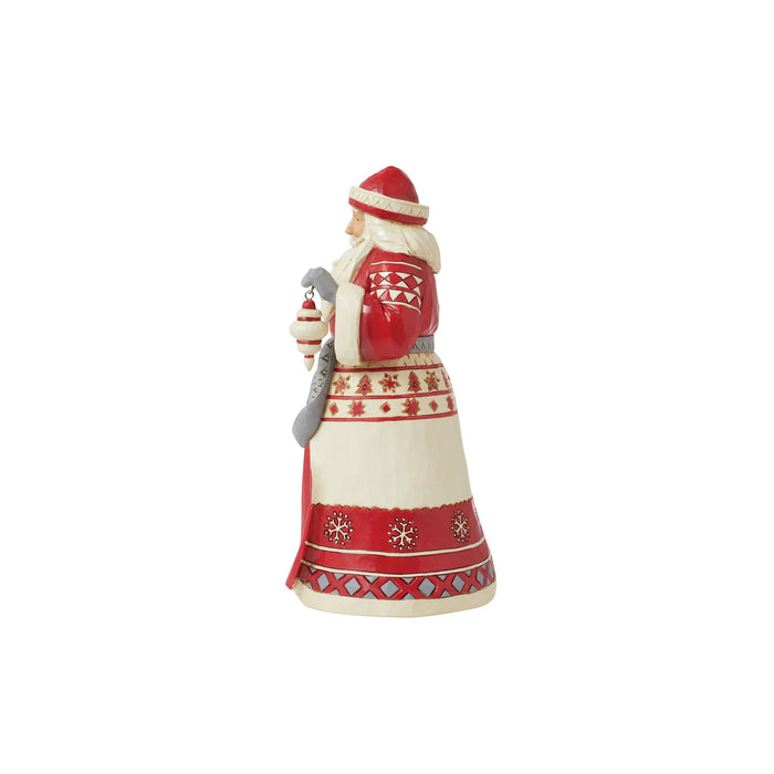 Enesco Nordic Noel Santa With Bag Fig