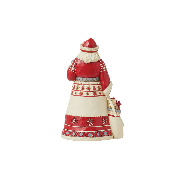 Enesco Nordic Noel Santa With Bag Fig