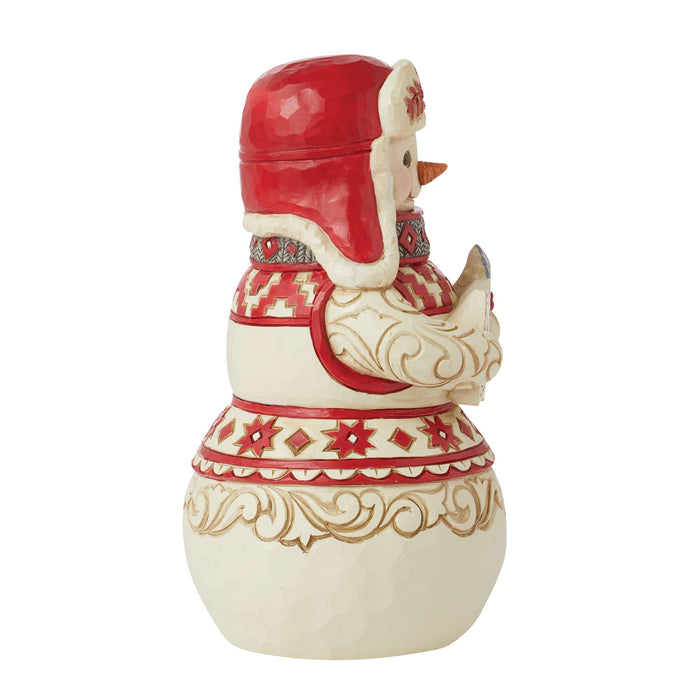 Enesco Nordic Noel Snowman Noel Sign