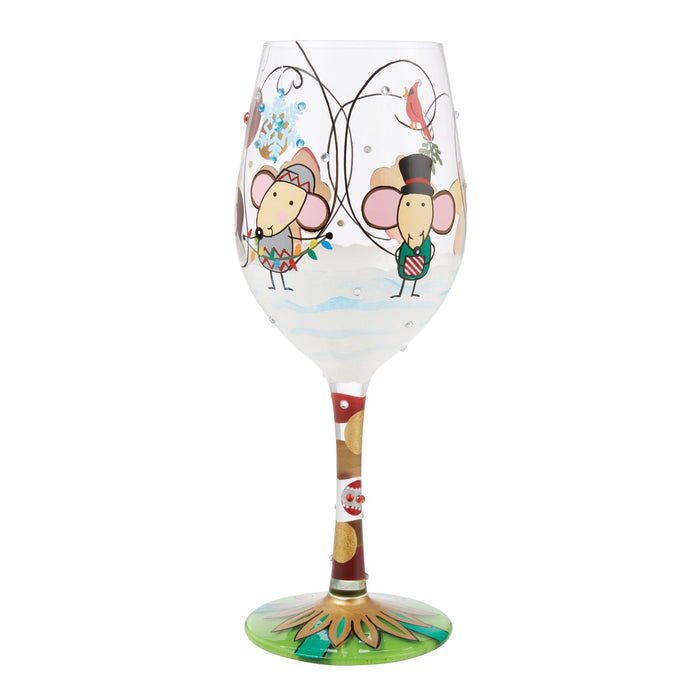 Enesco Not Even A Mouse Wine Glass