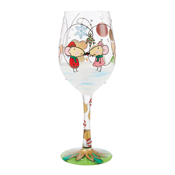 Enesco Not Even a Mouse Wine Glass