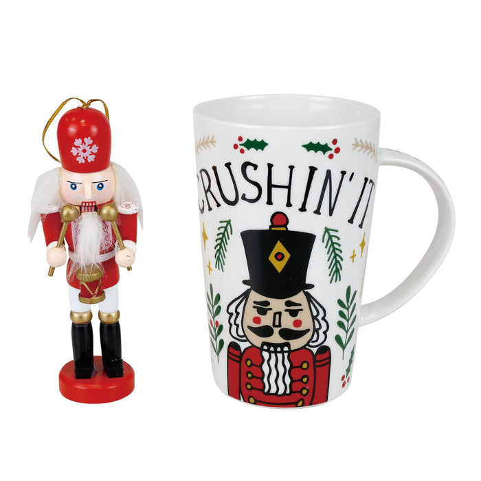 Enesco Nutcracker Orn And Mug Set