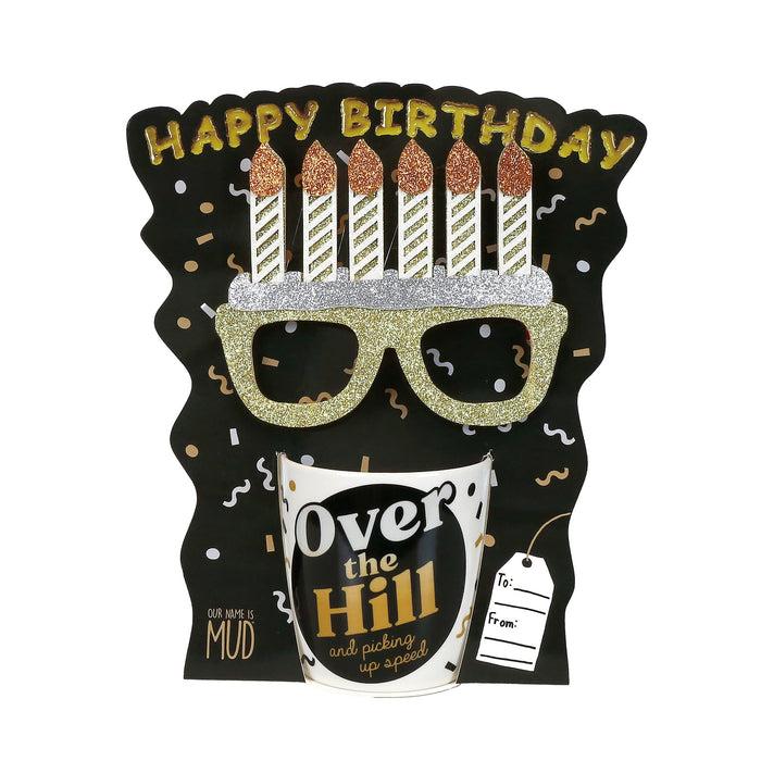 Enesco Over the Hill Mug with Glasses