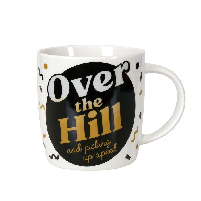 Enesco Over The Hill Mug With Glasses