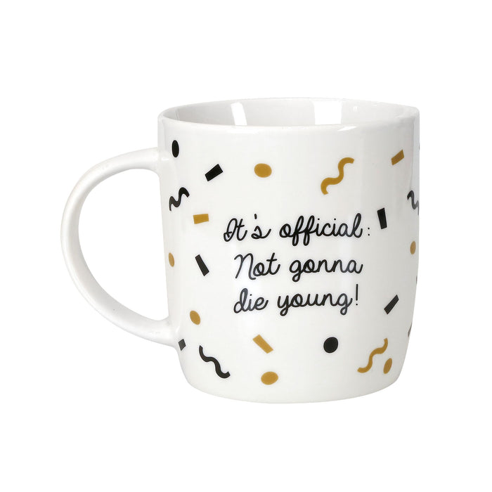 Enesco Over The Hill Mug With Glasses