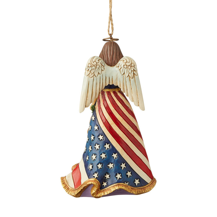 Enesco Patriotic Angel Ornament