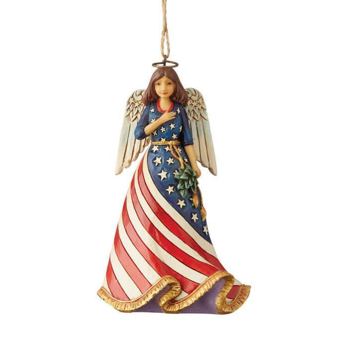 Enesco Patriotic Angel Ornament