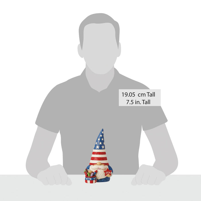 Enesco Patriotic Gnome Fireworks Fig