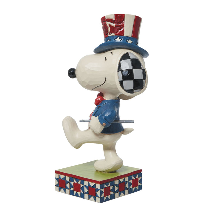 Enesco Patriotic Snoopy Marching