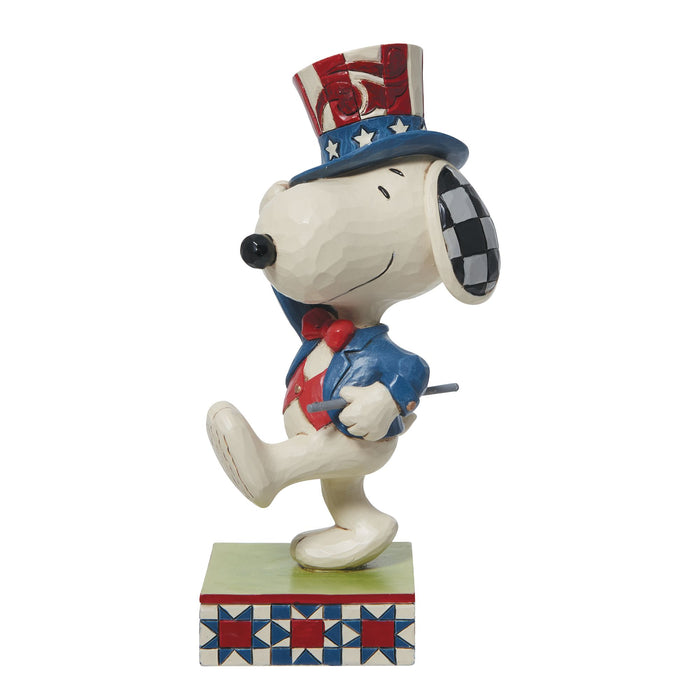 Enesco Patriotic Snoopy Marching