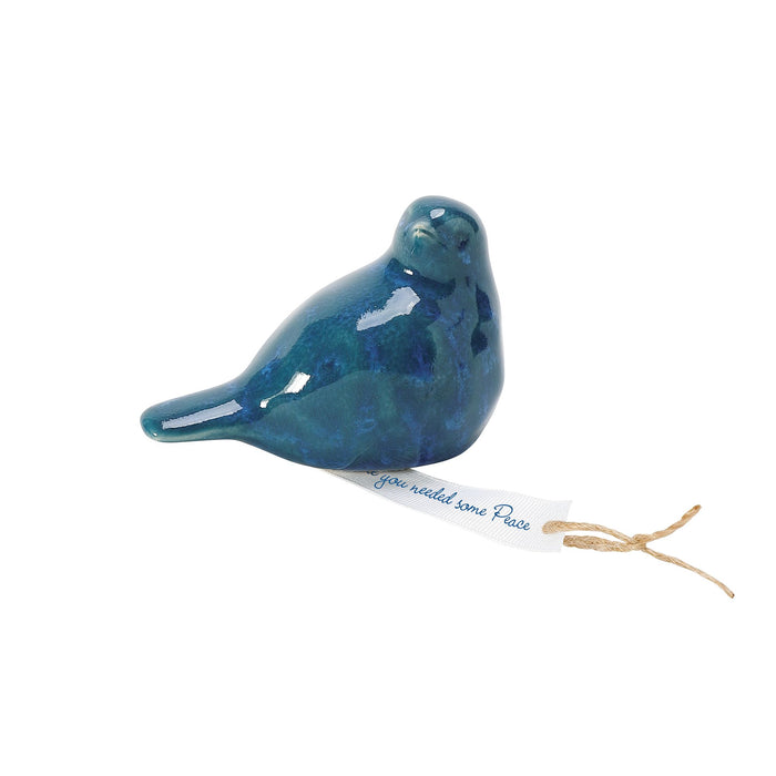 Enesco Peace Messenger Bird Dark Blue