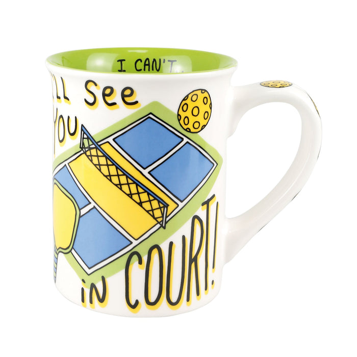 Enesco Pickleball Court Mug