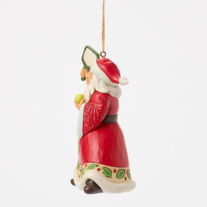 Enesco Pickleball Santa Ornament