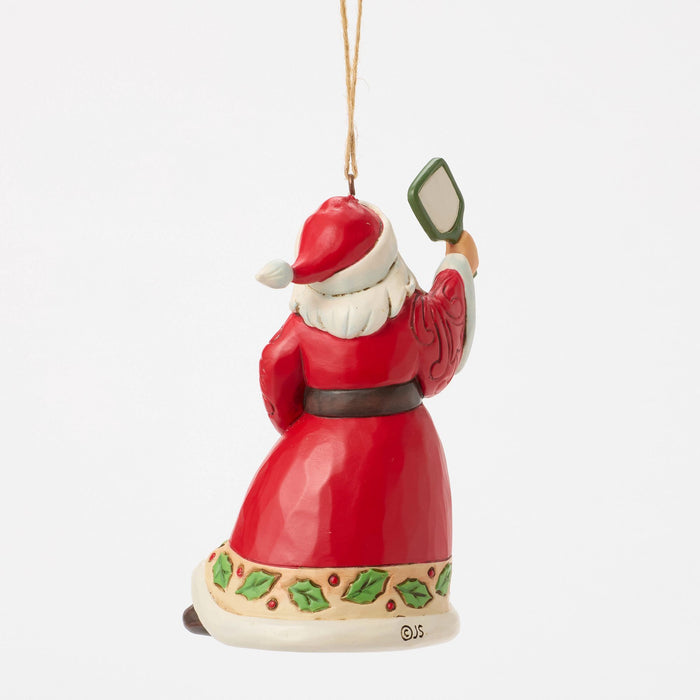 Enesco Pickleball Santa Ornament