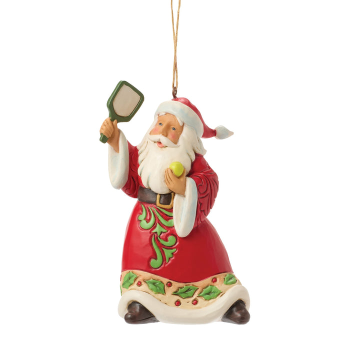 Enesco Pickleball Santa Ornament