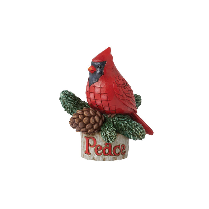 Enesco Pint Cardinal with Peace Fig
