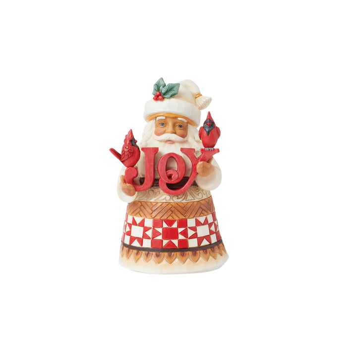 Enesco Pint Santa with JOY Sign Fig