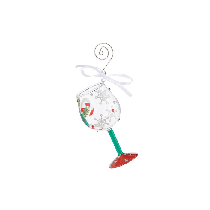 Enesco Plaid Kind Christmas Ornament