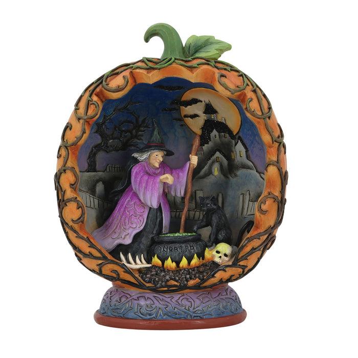 Enesco Pumpkin Diorama LED Figurine