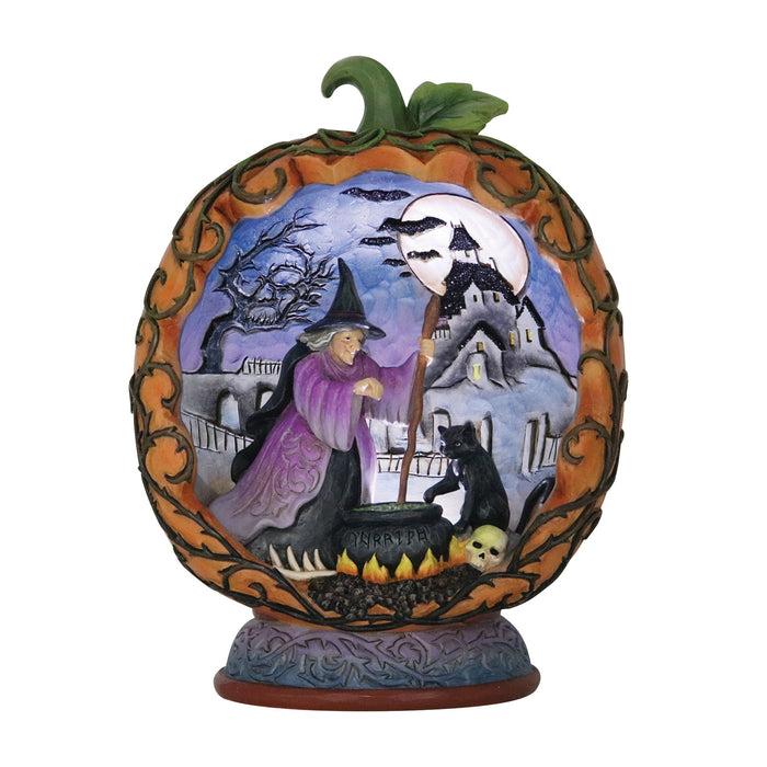 Enesco Pumpkin Diorama LED Figurine