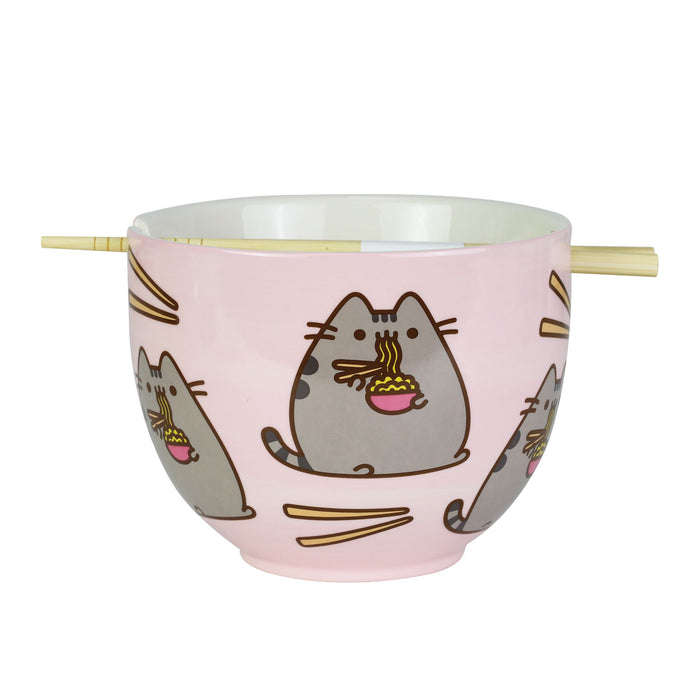 Enesco Pusheen Ramen Bowl chopsticks