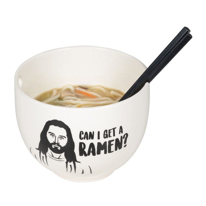 Enesco RAMEN JESUS BOWL W CHOPSTICKS