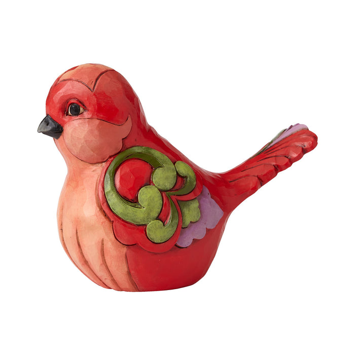 Enesco Red Floral Bird