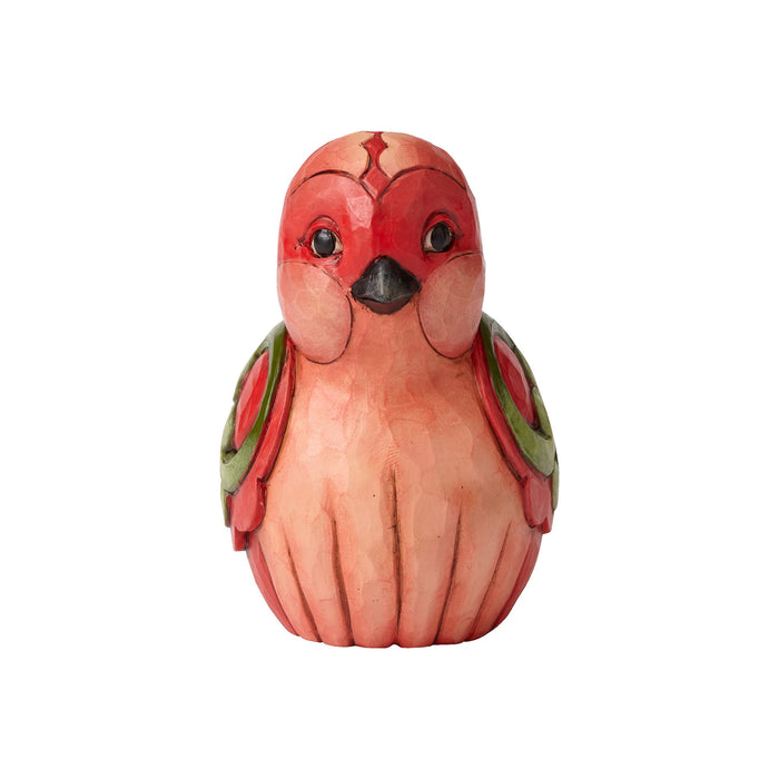 Enesco Red Floral Bird