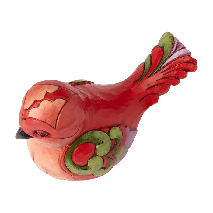 Enesco Red Floral Bird