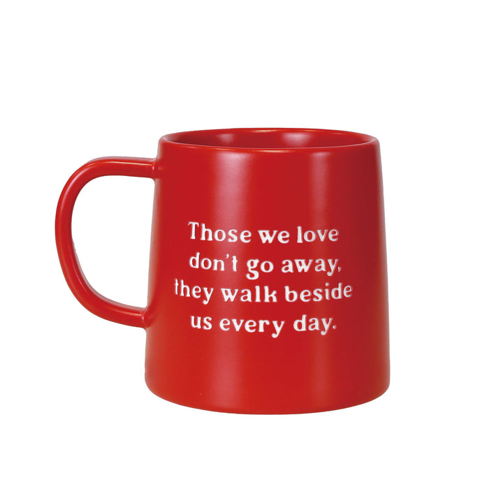 Enesco Red Sandblast Cardinal Mug