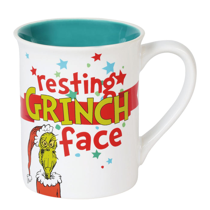 Enesco Resting Grinch Face Mug