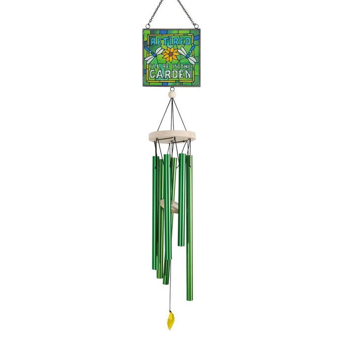 Enesco Retired Garden Windchime